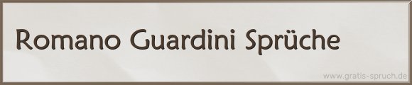 Guardini Sprüche