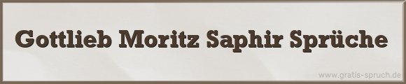 Saphir Sprüche