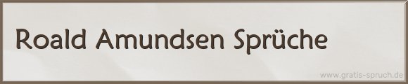 Amundsen Sprüche