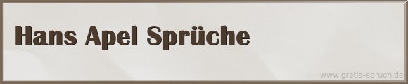 Apel Sprüche