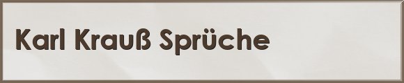 Krauß Sprüche