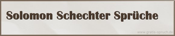 Schechter Sprüche