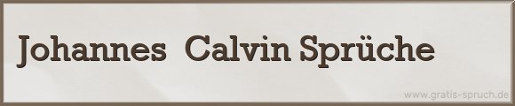 Calvin Sprüche