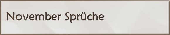 November Sprüche