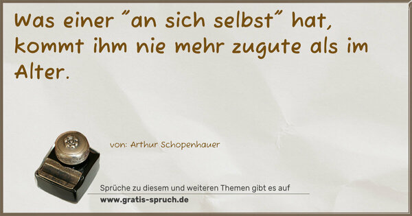 Spruch Visualisierung: Was einer 