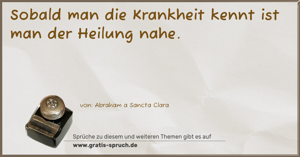 Spruchbild: Sprüche zur Gesundheit