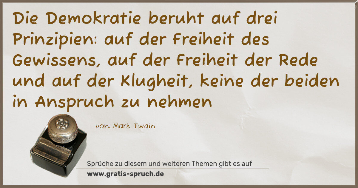 Spruchbild: Gewissen