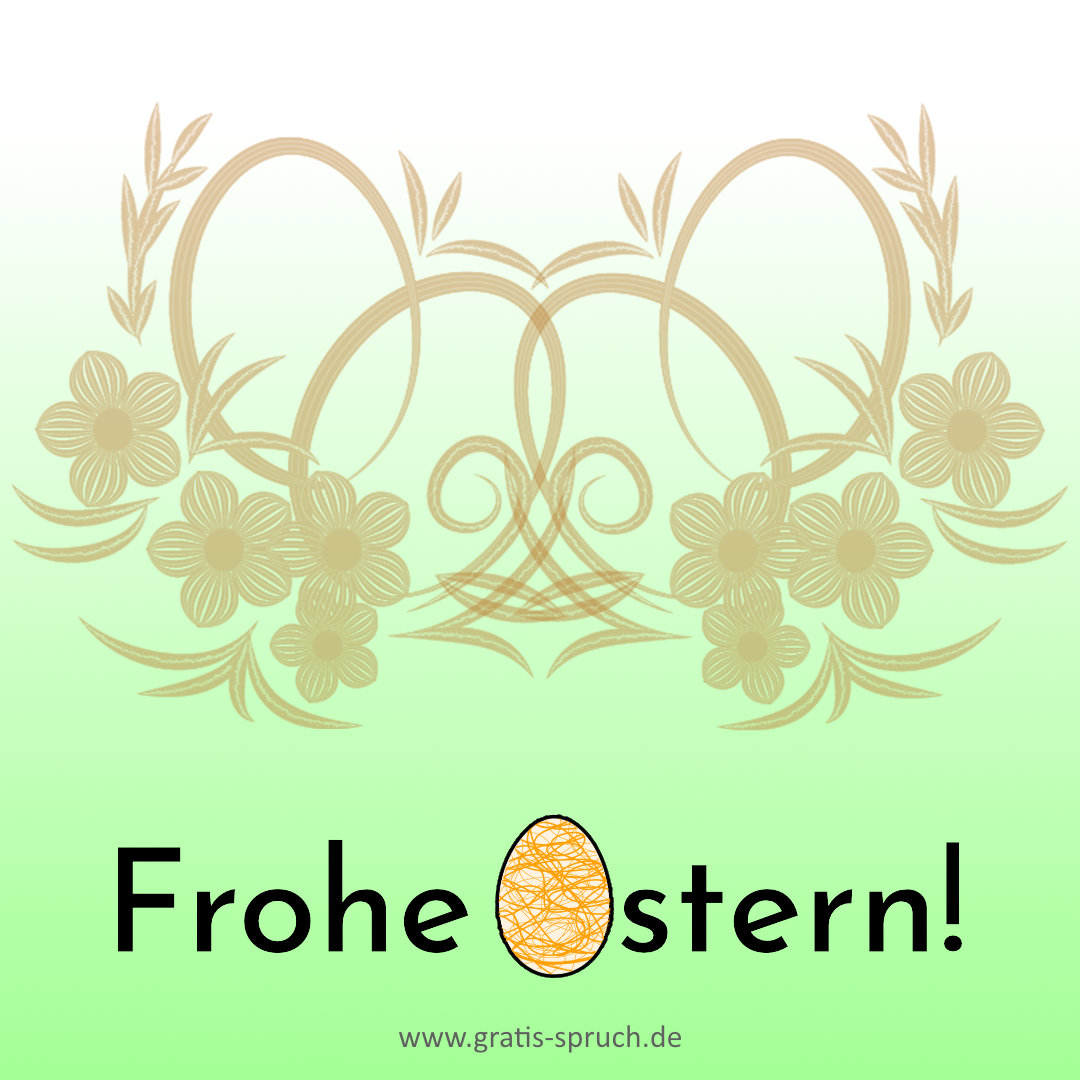 Stilisierte Ostern Glückwunschkarte mit kalligrafischen Elementen.