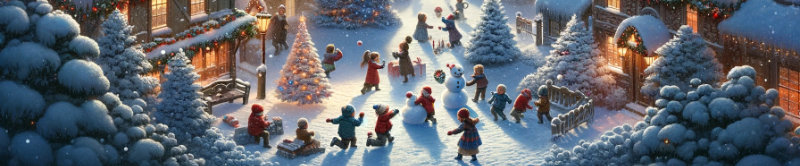 Visualisierung des Spruchs 'Die weiße Pracht des Winters erfüllt uns mit Hoffnung und einer besonderen Freude. Frohe Feiertage und frohe Winterwünsche!'